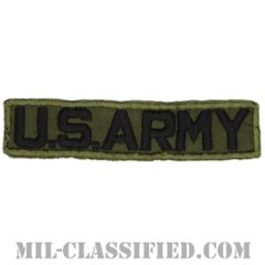 U.S.ARMY[サブデュード/コットンツイル/ネームテープ/パッチ/中古1点物]の画像