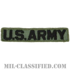 U.S.ARMY[サブデュード/コットンツイル/ネームテープ/パッチ/中古1点物]の画像