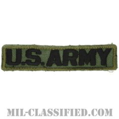 U.S.ARMY[サブデュード/コットンツイル/ネームテープ/パッチ/中古1点物]の画像