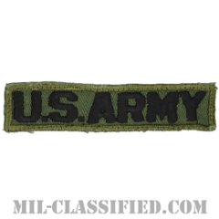 U.S.ARMY[サブデュード/コットンツイル/ネームテープ/パッチ/中古1点物]の画像