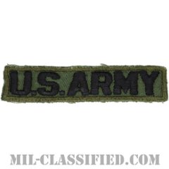 U.S.ARMY[サブデュード/コットンツイル/ネームテープ/パッチ/中古1点物]の画像