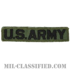 U.S.ARMY[サブデュード/コットンツイル/ネームテープ/パッチ/中古1点物]の画像