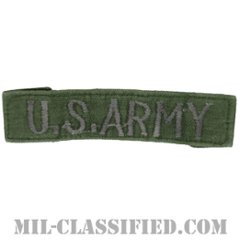 U.S.ARMY[サブデュード/横振り刺繍/ネームテープ/パッチ/中古1点物]の画像
