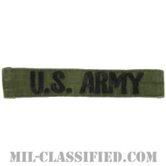 U.S.ARMY[サブデュード/横振り刺繍/ネームテープ/パッチ/中古1点物]の画像