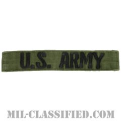 U.S.ARMY[サブデュード/横振り刺繍/ネームテープ/パッチ/中古1点物]の画像
