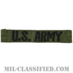 U.S.ARMY[サブデュード/横振り刺繍/ネームテープ/パッチ/中古1点物]の画像