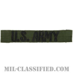 U.S.ARMY[サブデュード/横振り刺繍/ネームテープ/パッチ/中古1点物]の画像