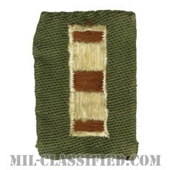 准尉長（Chief Warrant Officer 4 (CW4)）[カラー/階級章（1956-1972）/パッチ/中古1点物]の画像