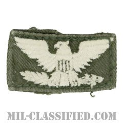 大佐（Colonel (COL)）[カラー/階級章/キャップ用左向き/パッチ/中古1点物]の画像