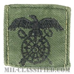 需品科章（Quartermaster Corps）[サブデュード/兵科章/1960s/コットン100％/パッチ/中古1点物]の画像
