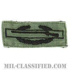 戦闘歩兵章 (ファースト)（Combat Infantryman Badge (CIB), First Award）[サブデュード/1960s/コットン100％/パッチ/中古1点物]の画像