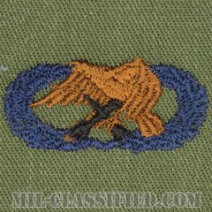 整備・弾薬章 (ベーシック)（Maintenance and Munitions Badge, Basic）[サブデュード/ブルー刺繍/パッチ]の画像