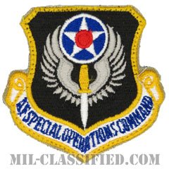 アメリカ空軍特殊作戦コマンド（Air Force Special Operations Command）[カラー/カットエッジ/ベルクロ付パッチ]の画像