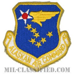 アラスカ航空軍団（Alaskan Air Command）[カラー/カットエッジ/パッチ]の画像