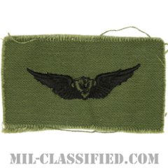 航空機搭乗員章 (ベーシック・エアクルー)（Army Aviation Badge (Aircrew), Basic）[サブデュード/1960s/コットン100％/パッチ]の画像