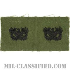 准尉章（Warrant Officers）[サブデュード/1960s/コットン100％/パッチ/ペア（2枚1組）]の画像