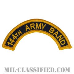 第144音楽隊タブ（144th Army Band Tab）[カラー/メロウエッジ/パッチ]の画像