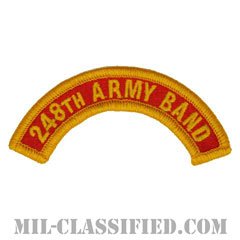 第248音楽隊タブ（248th Army Band Tab）[カラー/メロウエッジ/パッチ]の画像
