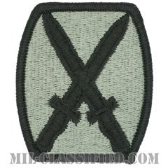 第10山岳師団（10th Mountain Division）[UCP（ACU）/メロウエッジ/ベルクロ付パッチ]の画像