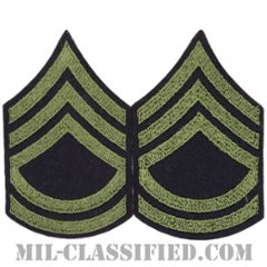 技術軍曹 (T/SGT)（Technical Sergeant 2nd Grade）[ウール・フェルト生地刺繍タイプ/階級章（1942-1948）/パッチ/ペア（2枚1組）]の画像