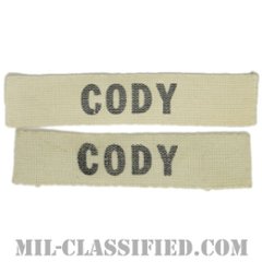 CODY[カラー/プリント/ネームテープ/パッチ/中古1点物（2枚セット）]の画像