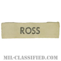 ROSS[カラー/プリント/ネームテープ/パッチ/中古1点物]の画像
