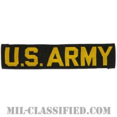 U.S.ARMY[カラー/機械織り/ネームテープ/パッチ/中古1点物]の画像