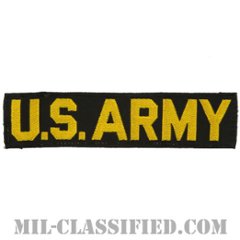 U.S.ARMY[カラー/機械織り/ネームテープ/パッチ/中古1点物]の画像