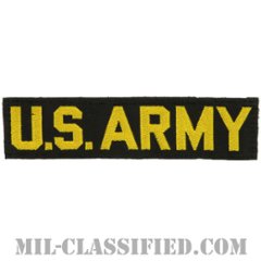 U.S.ARMY[カラー/機械織り/ネームテープ/パッチ/中古1点物]の画像