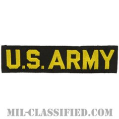 U.S.ARMY[カラー/機械織り/ネームテープ/パッチ/中古1点物]の画像