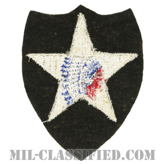 第2歩兵師団（2nd Infantry Division）[カラー/フェルト生地/パッチ/中古1点物]画像