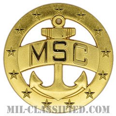軍事海上輸送司令部（Military Sealift Command）[カラー/バッジ]の画像