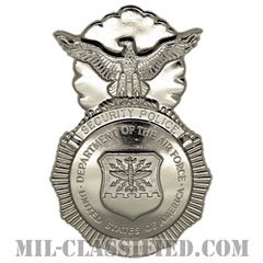 空軍警備隊章 (セキュリティーポリス)（Security Police Badge）[カラー/鏡面仕上げ/バッジ/クラッチバック]の画像