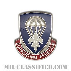 第82維持旅団（82nd Sustainment Brigade）[カラー/クレスト（Crest・DUI・DI）バッジ]の画像