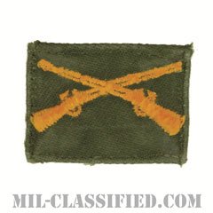 歩兵科章（Infantry Branch Insignia）[カラー/兵科章/パッチ/中古1点物]の画像