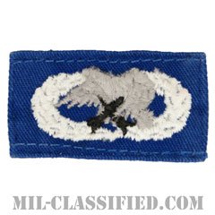 整備・弾薬章 (ベーシック)（Maintenance and Munitions Badge, Basic）[カラー/空軍ブルー生地/パッチ/中古1点物]の画像