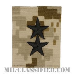 少将 (上級少将)（Rear Admiral Upper Half (RADM)）[NWU Type2（AOR1）/ユニフォーム・パーカー用スライドオン階級章]の画像