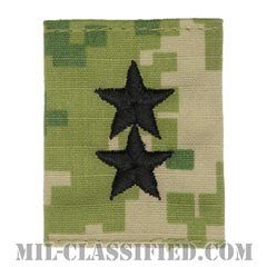 少将 (上級少将)（Rear Admiral Upper Half (RADM)）[NWU Type3（AOR2）/ユニフォーム・パーカー用スライドオン階級章]の画像