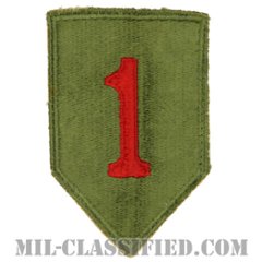 第1歩兵師団（1st Infantry Division）[カラー/カットエッジ/パッチ/中古1点物]の画像