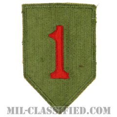 第1歩兵師団（1st Infantry Division）[カラー/カットエッジ/パッチ/中古1点物]の画像