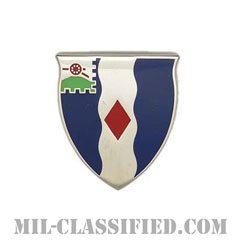 第61歩兵連隊（61st Infantry Regiment）[カラー/クレスト（Crest・DUI・DI）バッジ]の画像