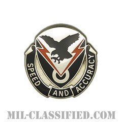 第327通信大隊（327th Signal Battalion）[カラー/クレスト（Crest・DUI・DI）バッジ]の画像