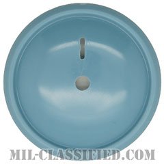 アメリカ陸軍制帽用帽章 (下士官用歩兵科帽章用ブルーディスク)（Army Service Cap Device, Enlisted, Infantry Blue Disc）[カラー/バッジ]の画像