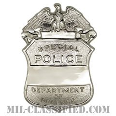 アメリカ国防総省民間警察用帽章（Department of Defense, Civilian Police）[カラー/バッジ]の画像