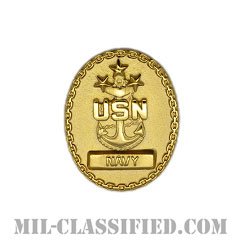 リーダー章 (海軍最先任上等兵曹)（Master Chief Petty Officer of the Navy）[カラー/シャツ用ミニサイズ/バッジ]の画像