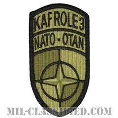アフガニスタン国際治安支援部隊カンダハール飛行場医療部隊（KAFROLE3）[OCP/メロウエッジ/ベルクロ付パッチ]の画像