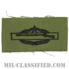 戦闘歩兵章 (セカンド)（Combat Infantryman Badge (CIB), Second Award）[サブデュード/1960s/コットン100％/パッチ]の画像