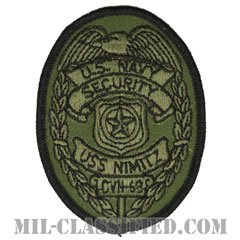 Naval Security Force (アメリカ海軍航空母艦ニミッツ憲兵隊/USS NIMITZ CVN-68)[サブデュード/メロウエッジ/パッチ]の画像