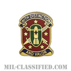 第71兵器群（71st Ordnance Group）[カラー/クレスト（Crest・DUI・DI）バッジ]の画像