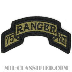 第75レンジャー連隊（75th Ranger Regiment）[OCP/メロウエッジ/ベルクロ付パッチ]の画像